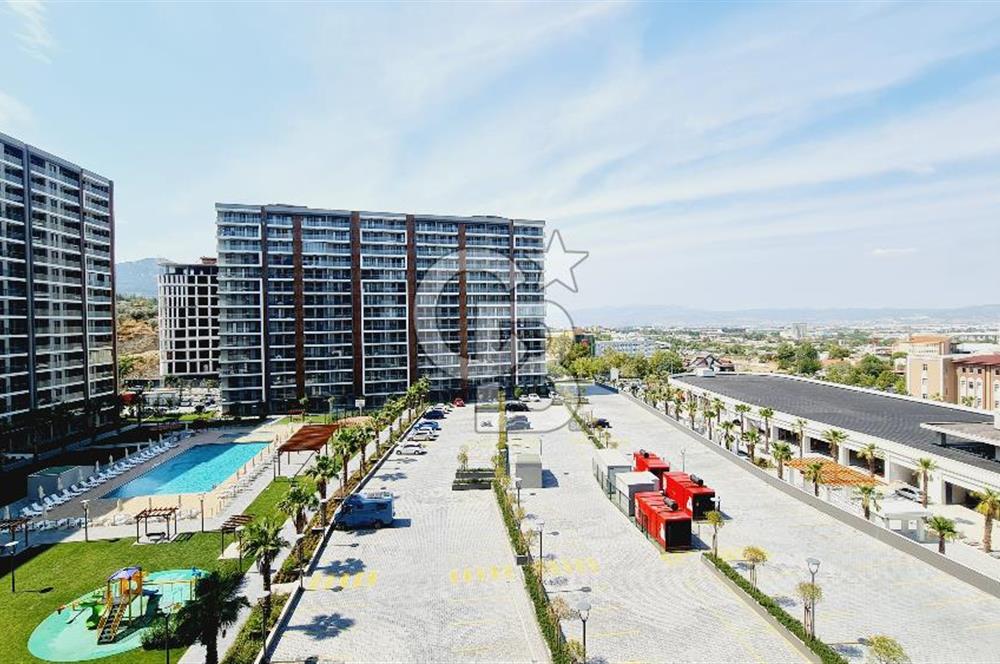 Manisa Meydan Sitesi Havuz Cephe Kiralık 1+1 Daire