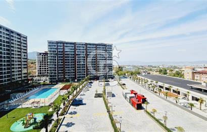 Manisa Meydan Sitesi Havuz Cephe Kiralık 1+1 Daire