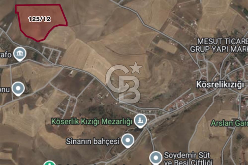 HAVALİMANI & MERKEZE YAKIN KÖSRELİKKIZIĞINDA SATILIK TARLA