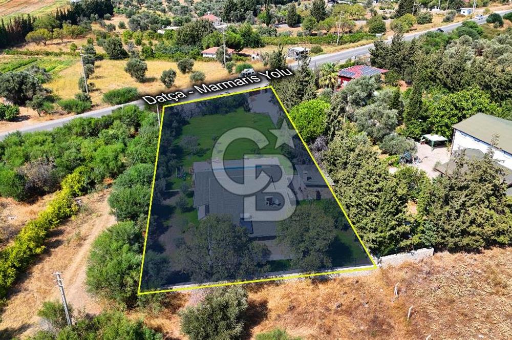 Datça Kızlan'da 1.634 m2 Arsa İçinde Müstakil Havuzlu 3+1 Villa