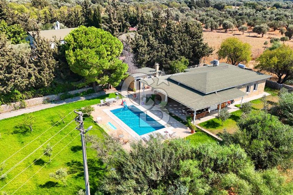 Datça Kızlan'da 1.634 m2 Arsa İçinde Müstakil Havuzlu 3+1 Villa