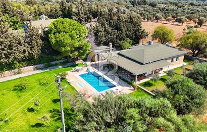 Datça Kızlan'da 1.634 m2 Arsa İçinde Müstakil Havuzlu 3+1 Villa