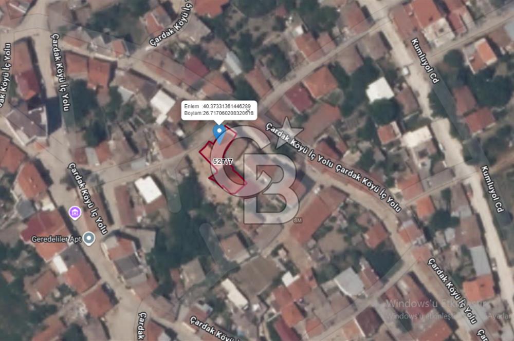 Çardak'ta 347,57 m² Arsa İçerisinde 3 Daireli Müstakil Satılık Bina