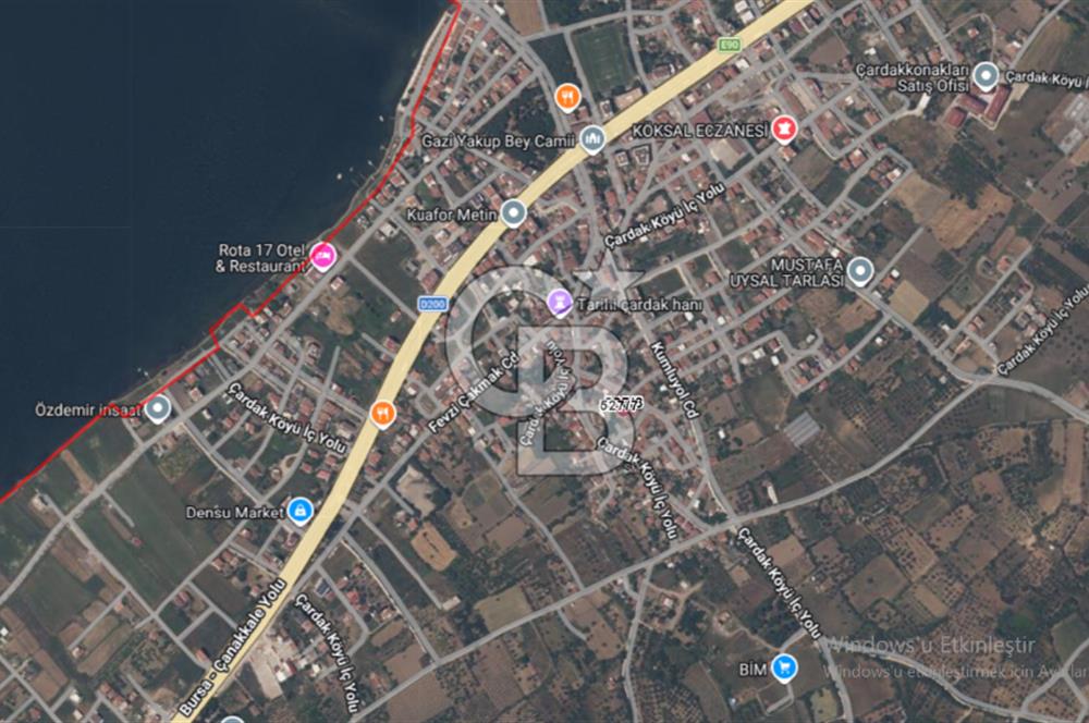 Çardak'ta 347,57 m² Arsa İçerisinde 3 Daireli Müstakil Satılık Bina