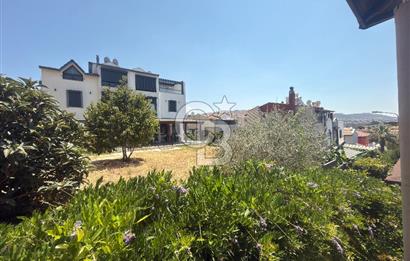 Guzelbahçe Kahramandere’de bahçeli teraslı şöminelı villa