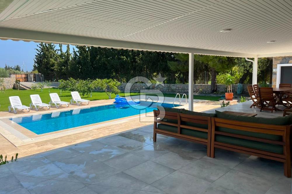 Datça Kızlan'da 1.634 m2 Arsa İçinde Müstakil Havuzlu 3+1 Villa