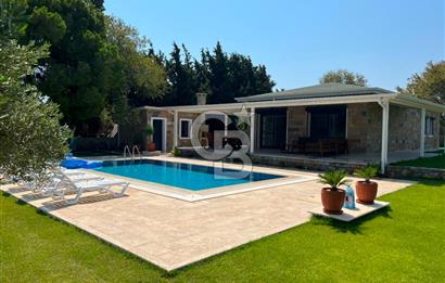 Datça Kızlan'da 1.634 m2 Arsa İçinde Müstakil Havuzlu 3+1 Villa