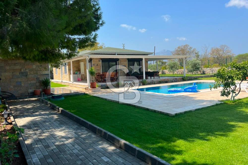 Datça Kızlan'da 1.634 m2 Arsa İçinde Müstakil Havuzlu 3+1 Villa