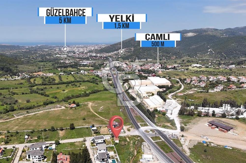 Güzelbahçe Çamlı Mahallesi’nde köşe parsel ticari arsa
