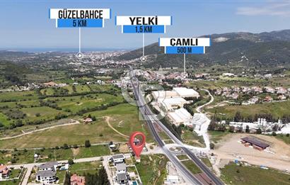 Güzelbahçe Çamlı Mahallesi’nde köşe parsel ticari arsa