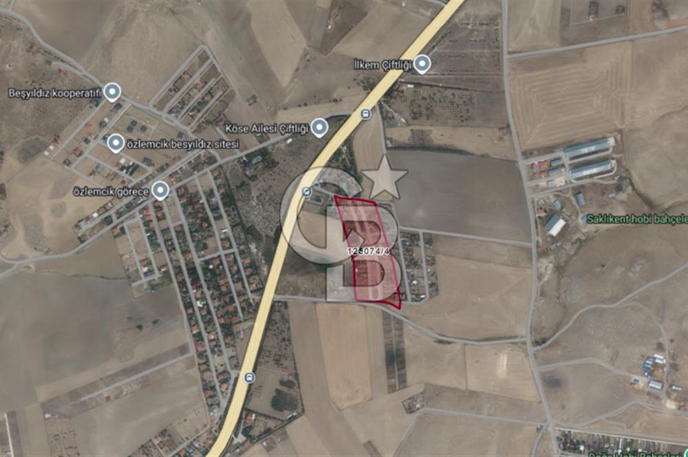 CB Vizyon'dan Gökçehöyük Meneviş Evlerinde 500 m2 Satılık Bahçe