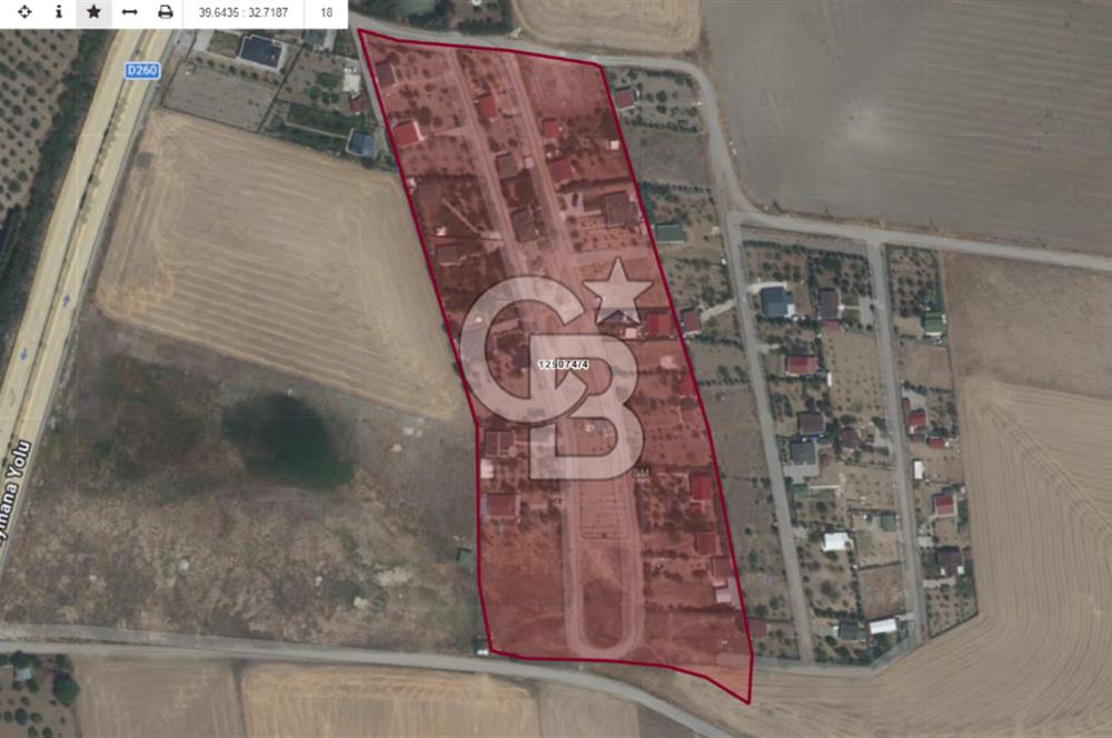 CB Vizyon'dan Gökçehöyük Meneviş Evlerinde 500 m2 Satılık Bahçe