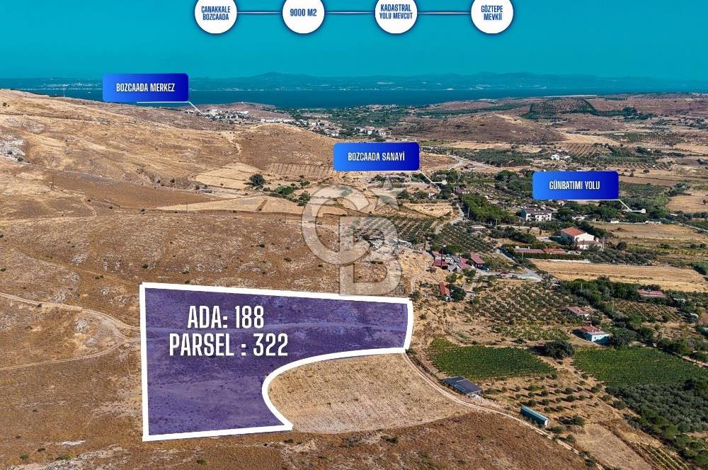 ÇANAKKALE GÖZTEPE MEVKİİ KADASTRAL YOL CEPHELİ SATILIK ARAZİ 