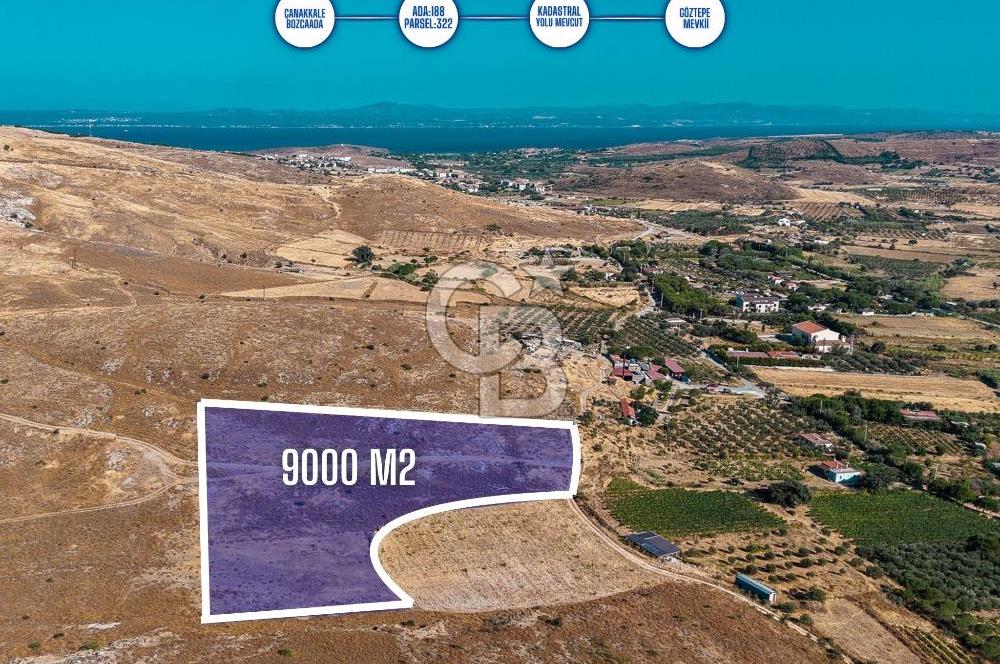 ÇANAKKALE GÖZTEPE MEVKİİ KADASTRAL YOL CEPHELİ SATILIK ARAZİ 