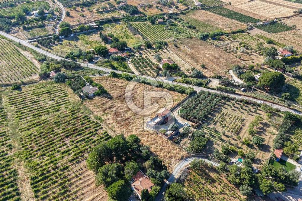 ÇANAKKALE BOZCAADA AMERİKAN ÇEŞME SATILIK ASFALT CEPHE BAĞ