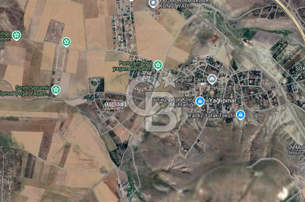 GÖLBAŞI YAĞLIPINAR DA 750m² GÖL MANZARALI İMARLI ARSA 0,20 EMSAL