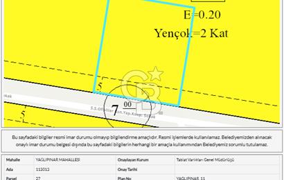 GÖLBAŞI YAĞLIPINAR DA 750m² GÖL MANZARALI İMARLI ARSA 0,20 EMSAL