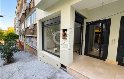 Kazancı'da Yeni Binada İki Katlı Yüksek Tavanlı Kiralık Dükkan