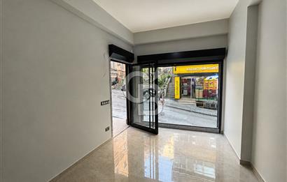 Kazancı'da Yeni Binada İki Katlı Yüksek Tavanlı Kiralık Dükkan