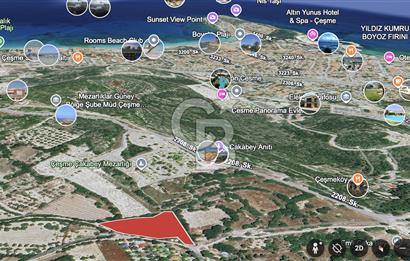ÇEŞME FAHRETTİNPAŞA’DA İMAR SINIRINDA SATILIK SON 247 M2 HİSE