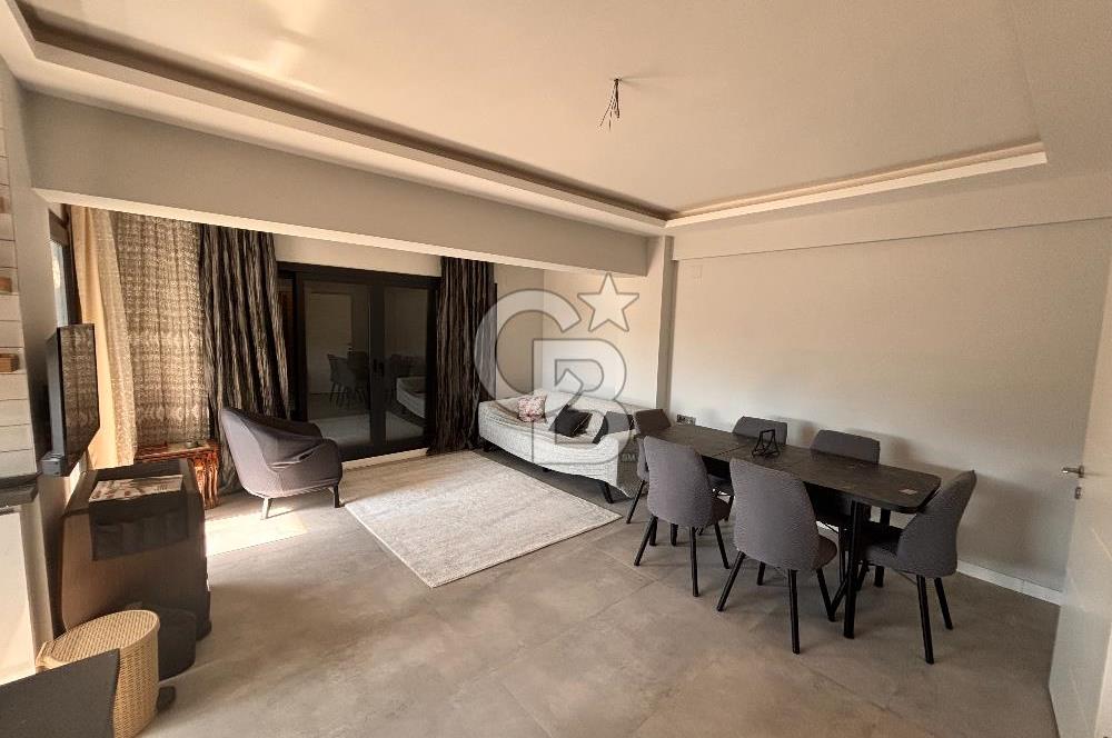 Urla'da Eşyalı Kiralık Dubleks Deniz Manzaralı 3+1 Dubleks daire