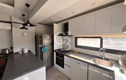 Urla'da Eşyalı Kiralık Dubleks Deniz Manzaralı 3+1 Dubleks daire