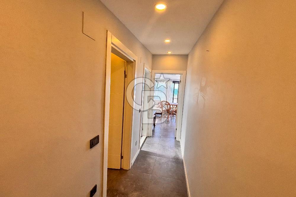 Urla'da Eşyalı Kiralık Dubleks Deniz Manzaralı 3+1 Dubleks daire