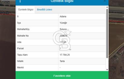 AOSB VE D400 YAKNINDA LOJİSTİK VE SANAYİ AÇILIMLI STRATEJİK ARSA