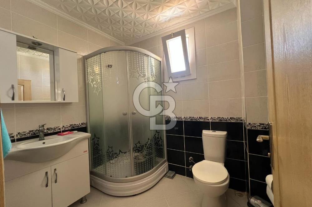 AKBÜKTE KESİNTİSİZ DENİZ MANZARALI 135 M² BAHÇELİ ÇATI DUBLEKSİ