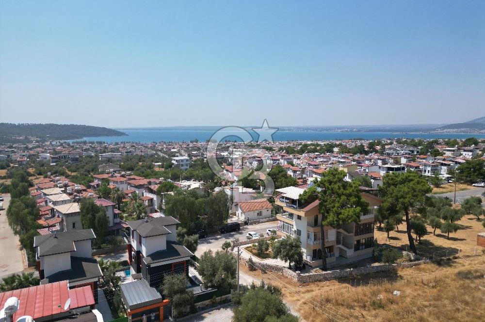 AKBÜKTE KESİNTİSİZ DENİZ MANZARALI 135 M² BAHÇELİ ÇATI DUBLEKSİ