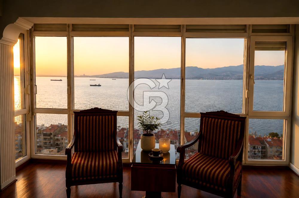Enes Lahna'dan Panoramik Deniz Manzaralı Geniş Teraslı 2+1 Daire