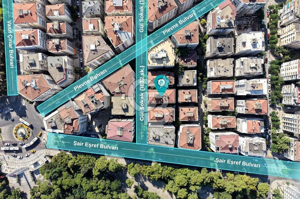 TEOKTAN | GÜL SOKAKTA OTOPARKLI 3+1 142 M² NET ARA KAT DAİRE