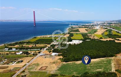 Çanakkale Lapseki Suluca'da Etrafı Orman Boğaz Manzaralı Arazi