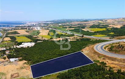 Çanakkale Lapseki Suluca'da Etrafı Orman Boğaz Manzaralı Arazi