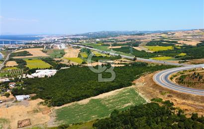 Çanakkale Lapseki Suluca'da Etrafı Orman Boğaz Manzaralı Arazi