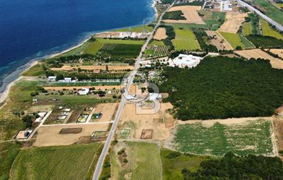Çanakkale Lapseki Suluca'da Etrafı Orman Boğaz Manzaralı Arazi