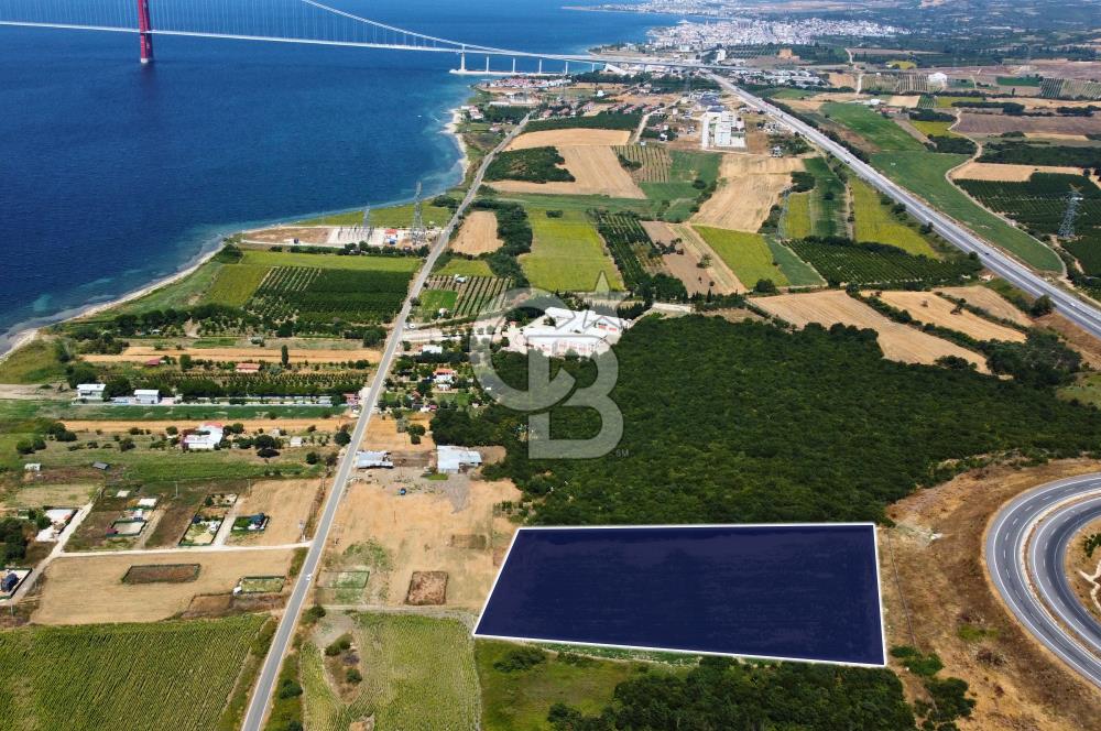 Çanakkale Lapseki Suluca'da Etrafı Orman Boğaz Manzaralı Arazi