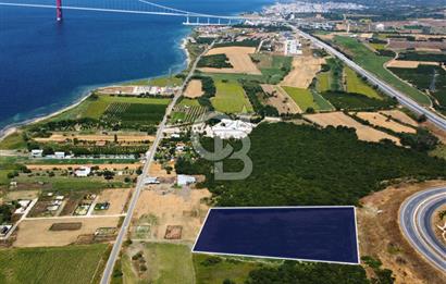 Çanakkale Lapseki Suluca'da Etrafı Orman Boğaz Manzaralı Arazi