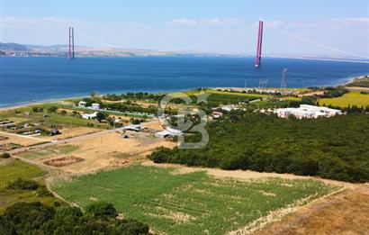 Çanakkale Lapseki Suluca'da Etrafı Orman Boğaz Manzaralı Arazi