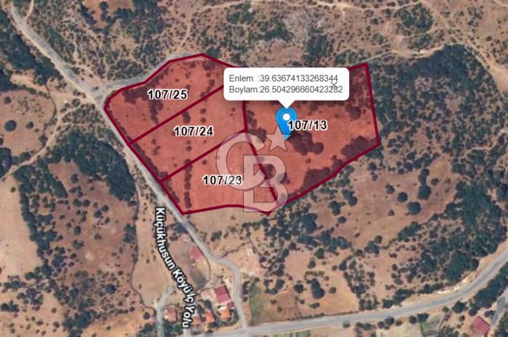 Çanakkale Ayvacık Küçükhusun 33.735m² Eko Turizm İmarlı Arsa