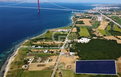 Çanakkale Lapseki Suluca'da Etrafı Orman Boğaz Manzaralı Arazi