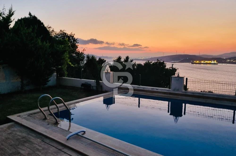 DENİZ MANZARALI | ÖZEL HAVUZLU | 330 m² ARSA İÇERİSİNDE VİLLA