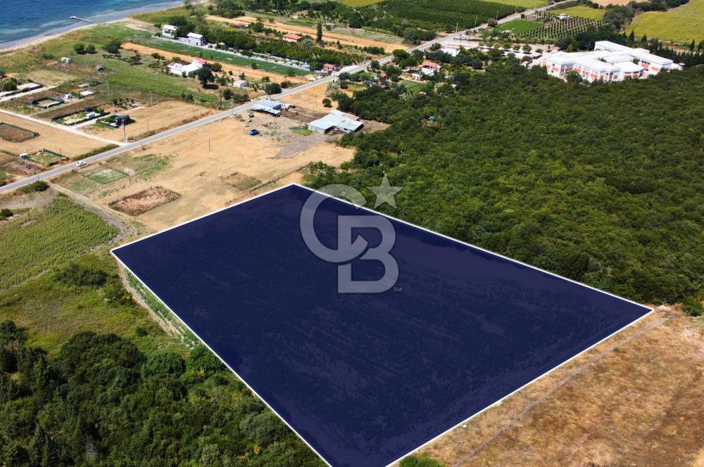 Çanakkale Lapseki Suluca'da Etrafı Orman Boğaz Manzaralı Arazi