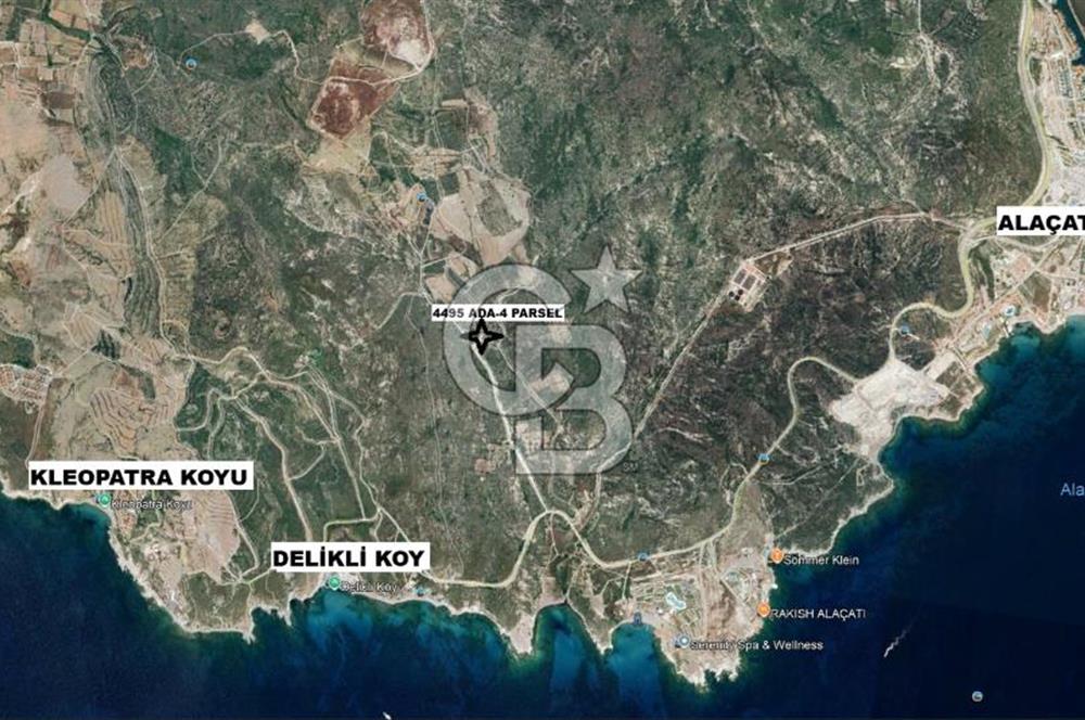 ÇEŞME ALAÇATI' DA MÜKEMMEL LOKASYONA SAHİP SATILIK ARSA
