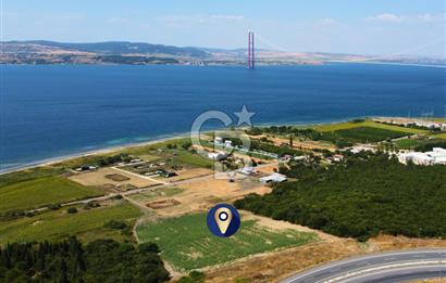 Çanakkale Lapseki Suluca'da Etrafı Orman Boğaz Manzaralı Arazi