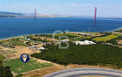 Çanakkale Lapseki Suluca'da Etrafı Orman Boğaz Manzaralı Arazi