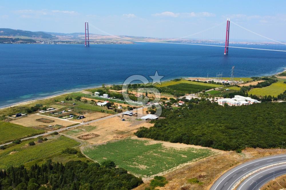 Çanakkale Lapseki Suluca'da Etrafı Orman Boğaz Manzaralı Arazi
