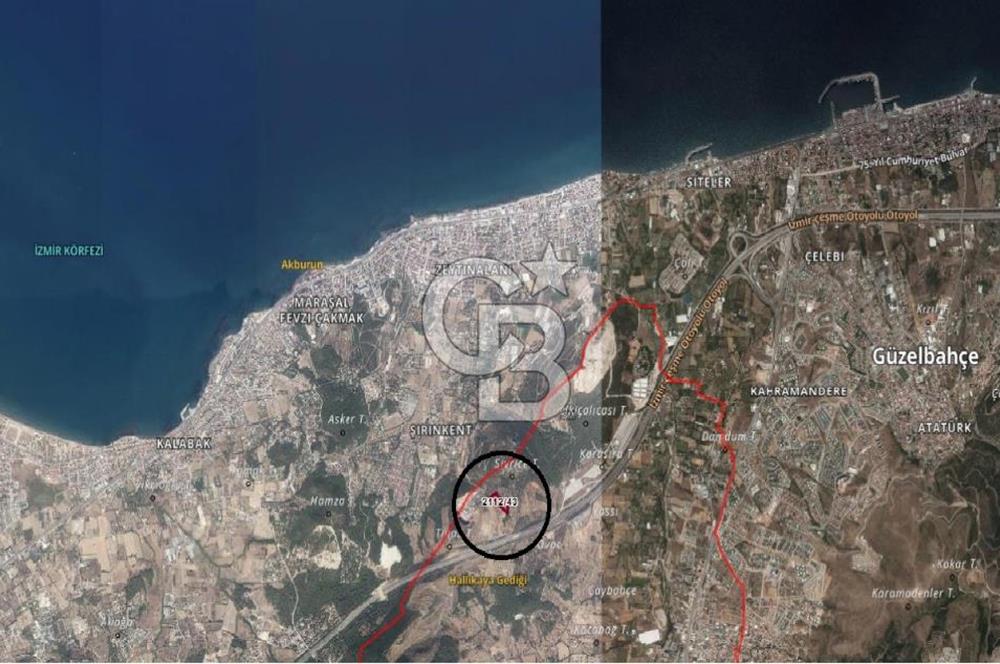 GÜZELBAHÇE YELKİ'DE YATIRIMLIK MÜKEMMEL KONUMDA SATILIK TARLA