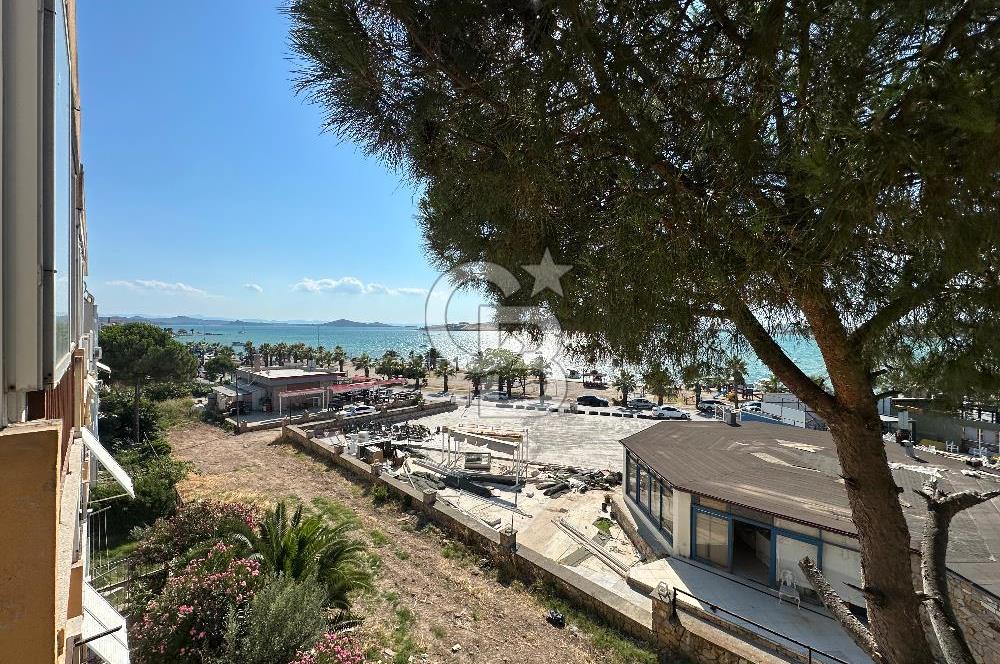 Ayvalık Ali Çetinkaya'da Deniz Manzaralı Satılık 3+1 Daire