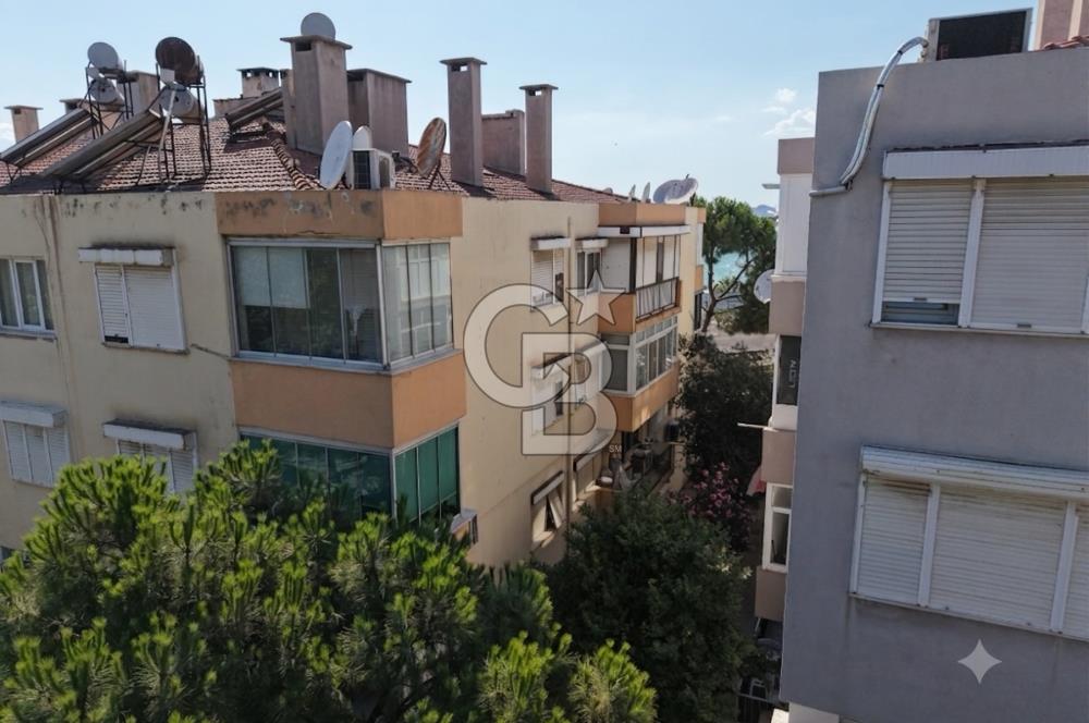 Ayvalık Ali Çetinkaya'da Deniz Manzaralı Satılık 3+1 Daire
